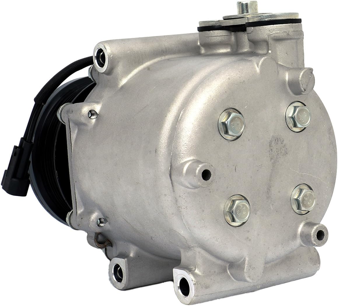 FKG AC Compressor and A/C Clutch 1521155 fit for 2002-2005 Ford Explorer (4.6L), 2003-2006 Ford Expedition (5.4L), 2003-2006 Ford E-150 E-250 (4.6L, 5.4L)