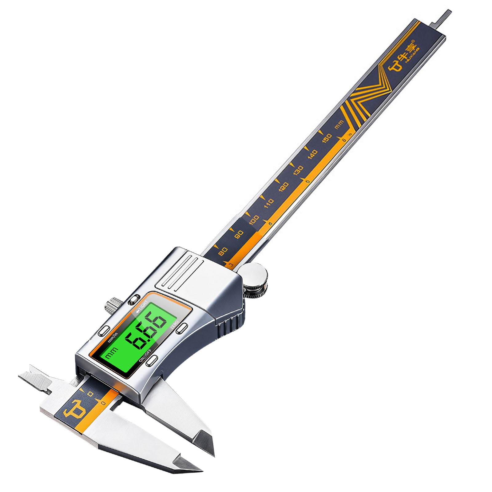 Tsophreniq With Backlight Lcd Display 150Mm Electronic Digital Caliper Vernier Calipers Gauges Micrometers For Jewelry Measure Electronic Micrometers Digital