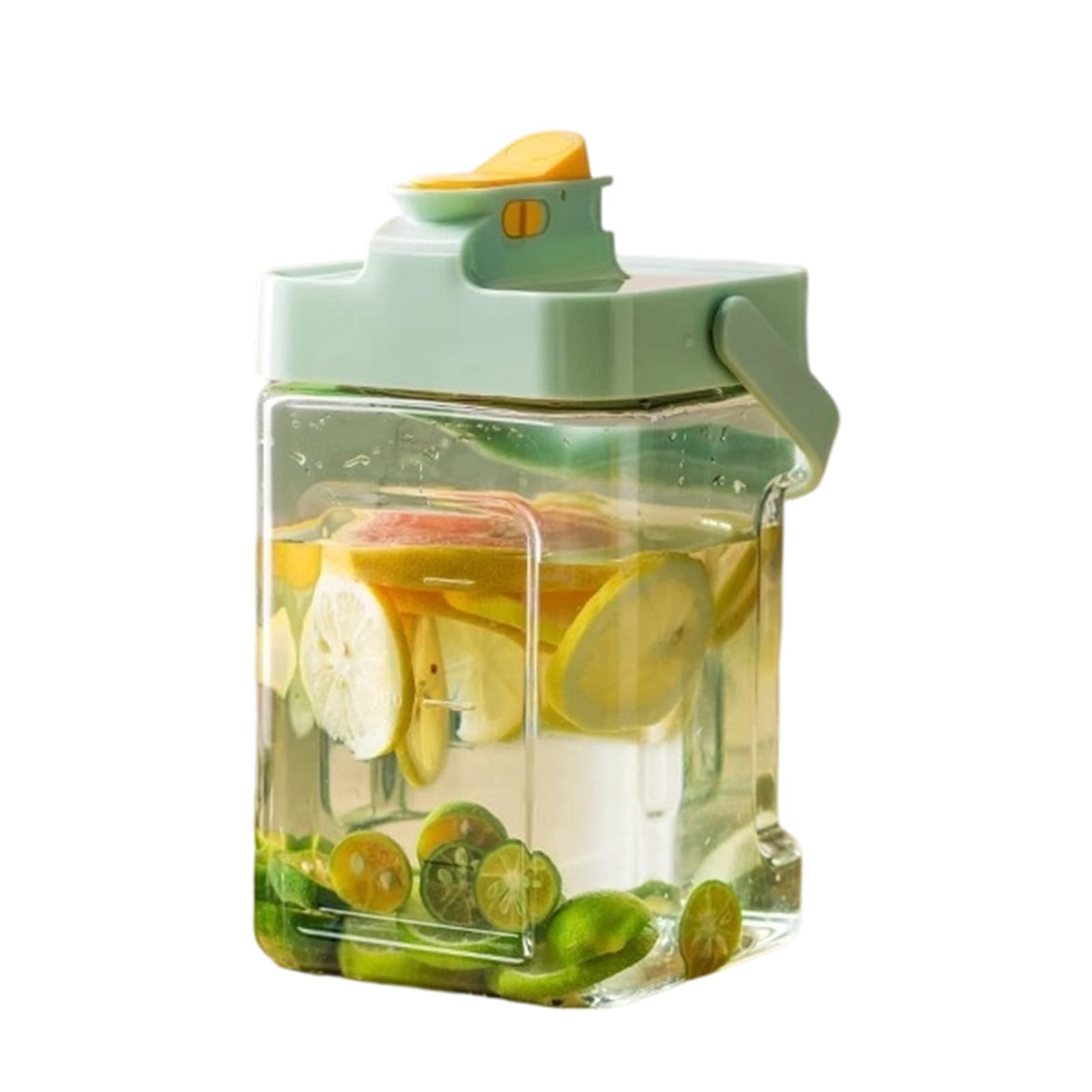 Cold Brew Pitcher with Spigot 2.5/3.5L Large Capacity Plastic Water Dispenser for Juice & Iced Tea Leak-Proof Beverage Jug for