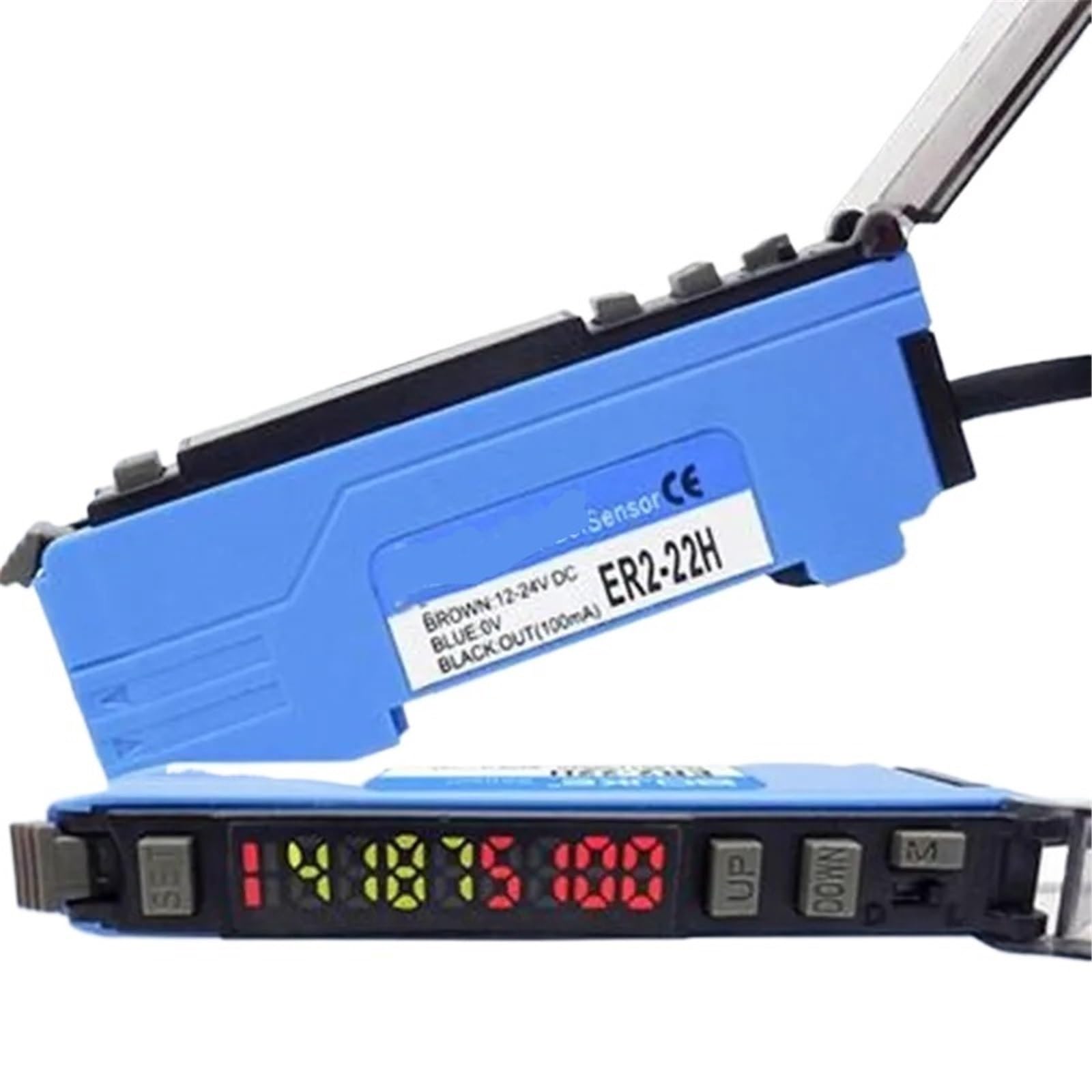 SBSSYVLMV 1pc Fiber Amplifier for Dual Digital Sensor ER2-22H ER2-22NH ER2-22HP High Speed ER2-22HG(Er2-22h Npn)