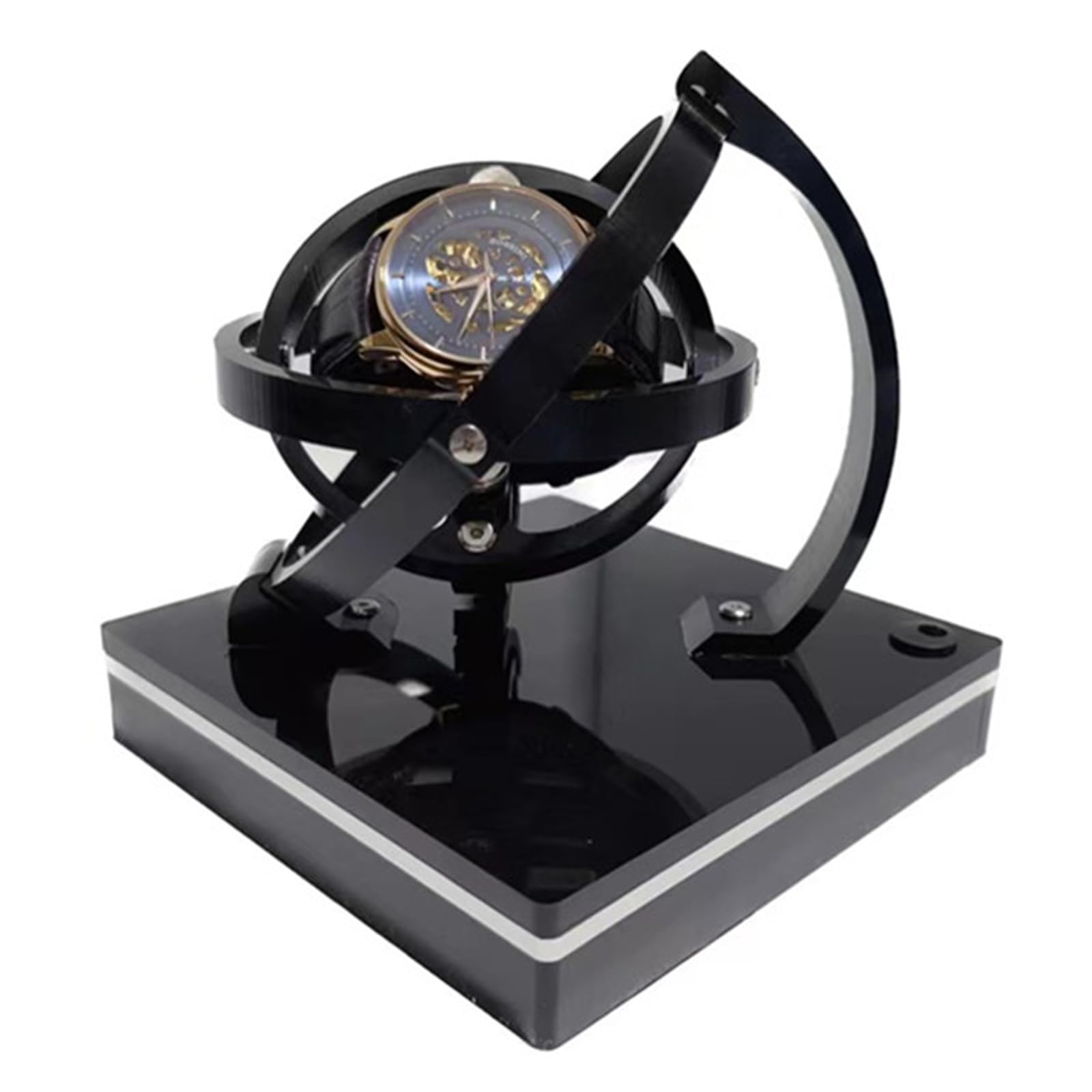 Generisch Automatischer Aufzug Für Eine Einzelne Uhr, Einstellbarer Handgelenkumfang, Zeitgesteuerter Automatischer Neustart, Lebensmittelechter Kunststoff, USB-anschluss (150-165 mm)