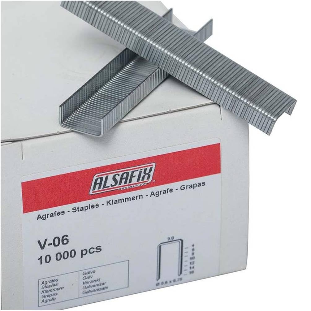 10.000 graffette zincate Vf-06-10x6x0.6x0.75 mm - D-Work