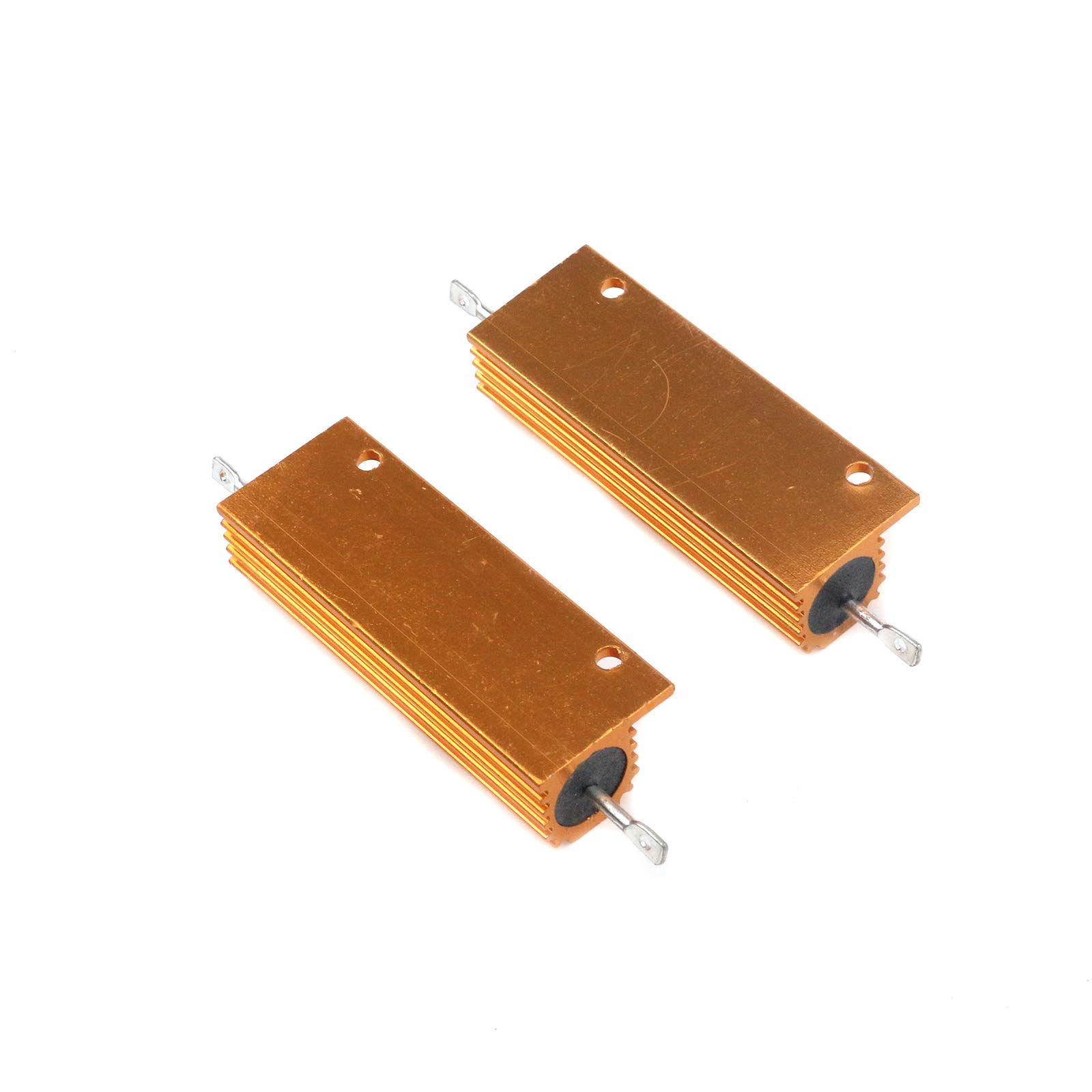 Semetall Resistori A Filo Avvolto In Alluminio - Confezione Da 5 Pezzi, 100W, 1 Ohm, Tolleranza 5% - Per Inverter, Audio, Convertitori - 2