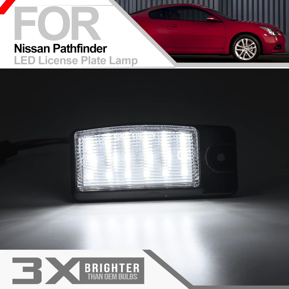 Amazon.com: 2pcs LED License Number Plate Lights Assembly for