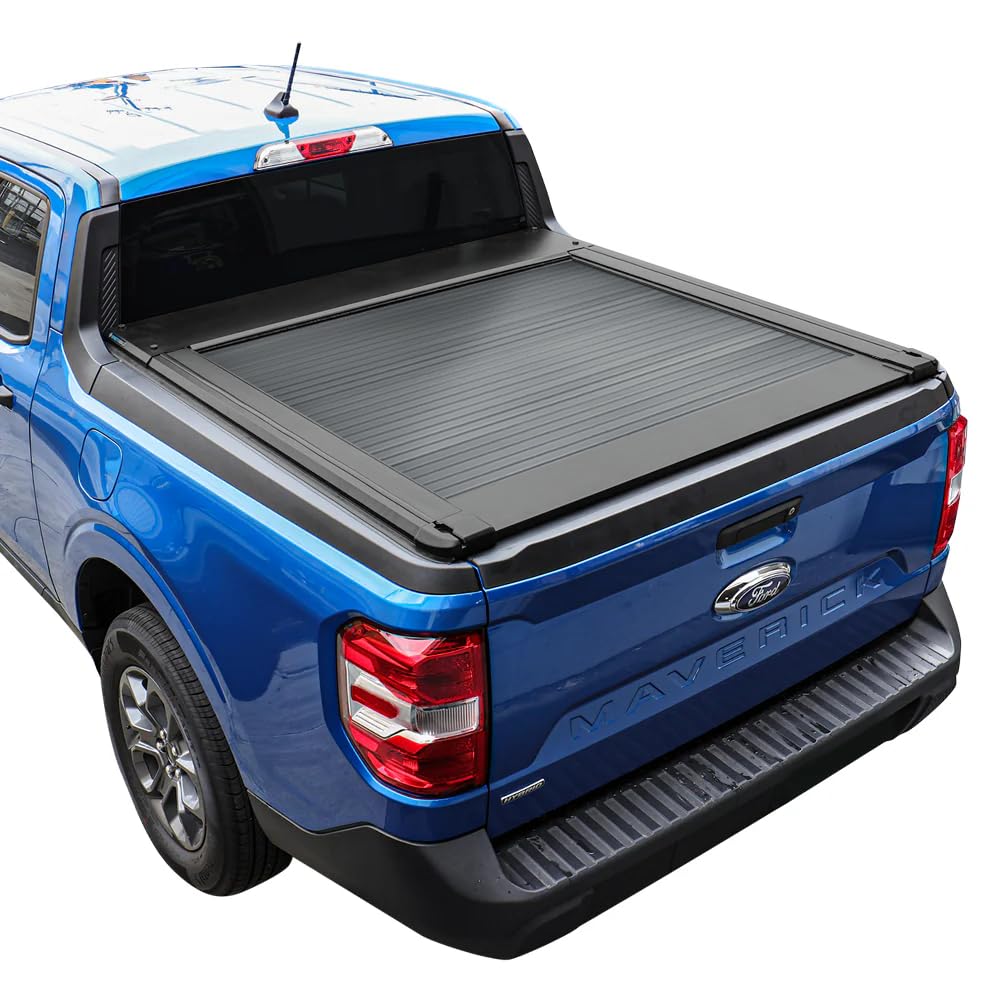 Syneticusa AR Automatic Retract Hard Tonneau Cover Fits 2022-2025 Ford Maverick 4'6