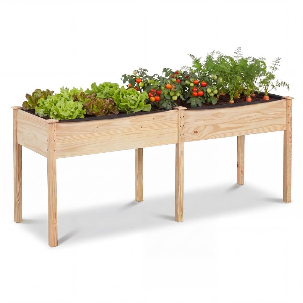 GIANTEX Raised Garden Bed - 6x3ft Metal Planter -13