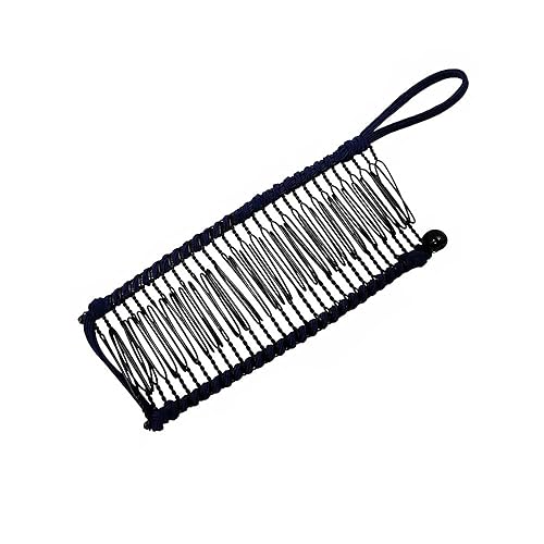 Miniatura 4 de Pinza elástica para el pelo de plátano, herramienta de peine para cabello grueso y fino, rizado, elástico y ajustable, decorativo, resistente y