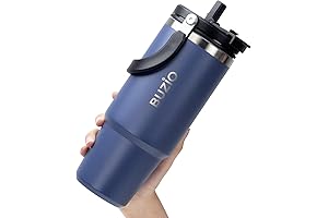 Premium Quality 40 oz BUZIO Insulated Travel Tumbler with Handle