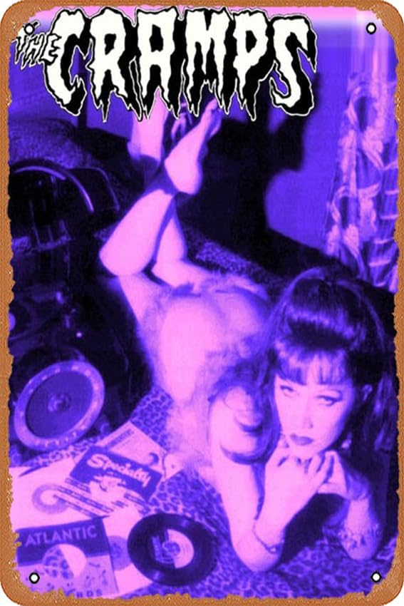 Póster de 6 calambres de 12 x 8 pulgadas, letrero de metal vintage para decoración del hogar, garaje, hombre, arte de pared de cueva.