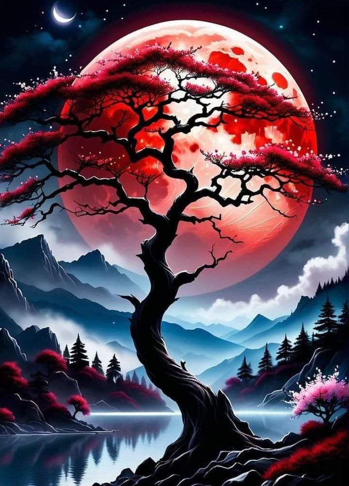 ZHOSOHO Adults Paint by Number Kits,Painting by Numbers Kits on Canvas,Color by Numbers Adult Acrylic Watercolor Gifts for Friends Wall Decor (Tree)