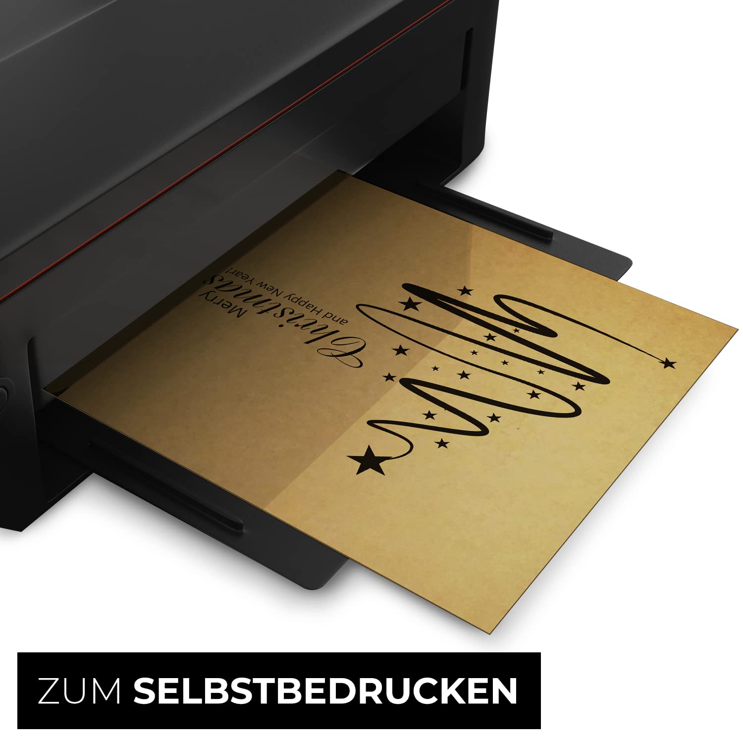 Netuno 1000x Sand-Braun Kraftkarton DIN A4 210 x 297 mm 250g Natur-Karton Karten Natur Papier für Einladungen Retro Vintage zum Basteln Einladungskarten Hochzeit Geburtstag Weihnachten