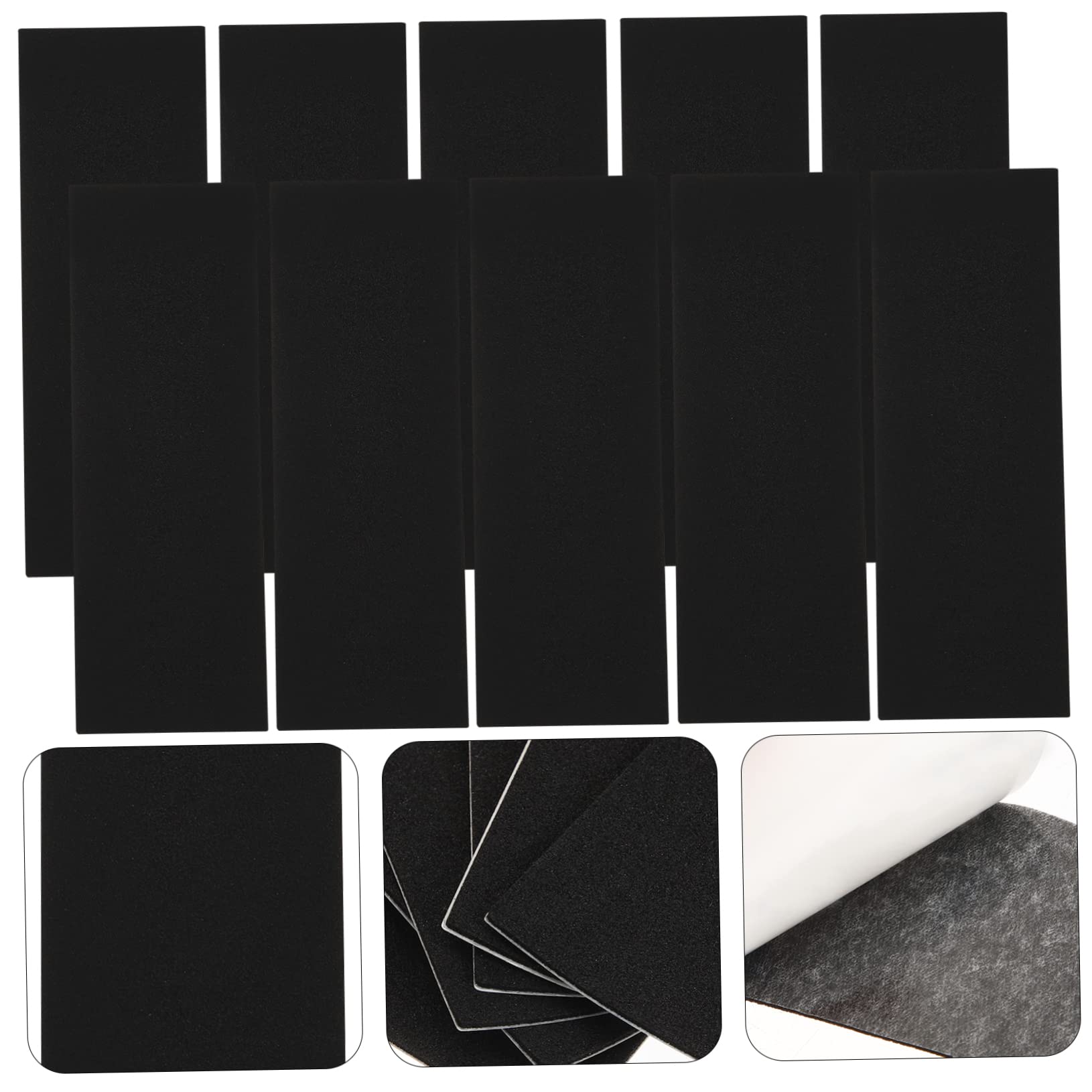 Toyvian 50piezas Cinta De Agarre De Espuma para Dedos De Monopatín Antideslizante Flexible y Adhesiva para Accesorios De Fingerboard