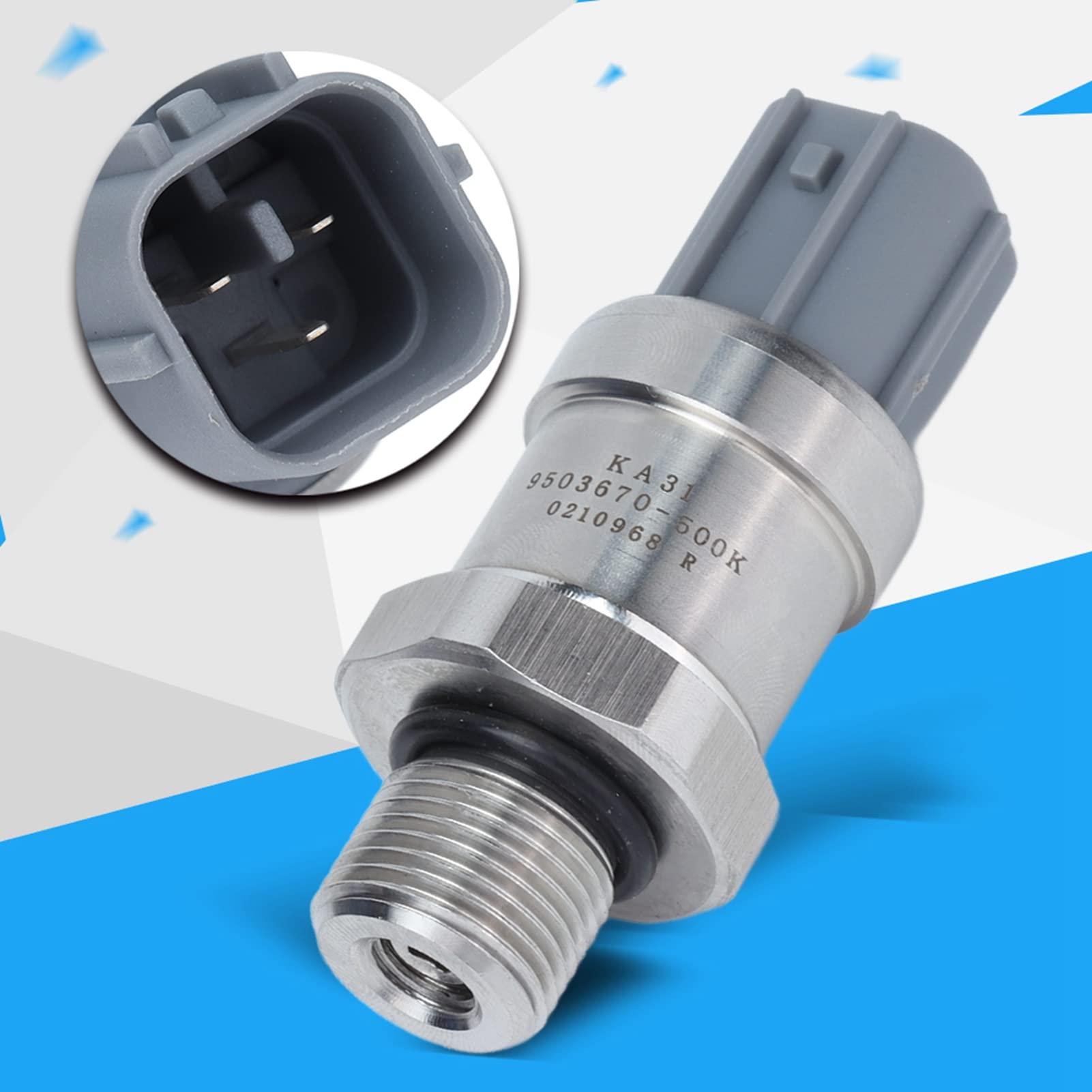 Ubersweet® High Pressure Sensor, CG-01-100 Easy Installation Standard Design Good Match Sensitive Excavator Sensors 9503670-500K for Daewoo DH220‑5/225‑7 ||-image-19