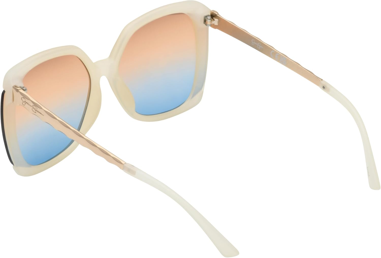 essica Simpson Women's J6214 Oversized Cat Eye Square Sunglasses