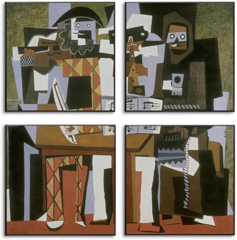 真作】絵画 ミクストメディア 幻想的な月とハイビスカス 和モダン