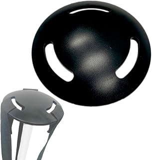 Boat Cover Support Pole 5" Mushroom Cap Top with 3 Strap Holes, Boat Cover Accessories, Plastic, Not Include Pole