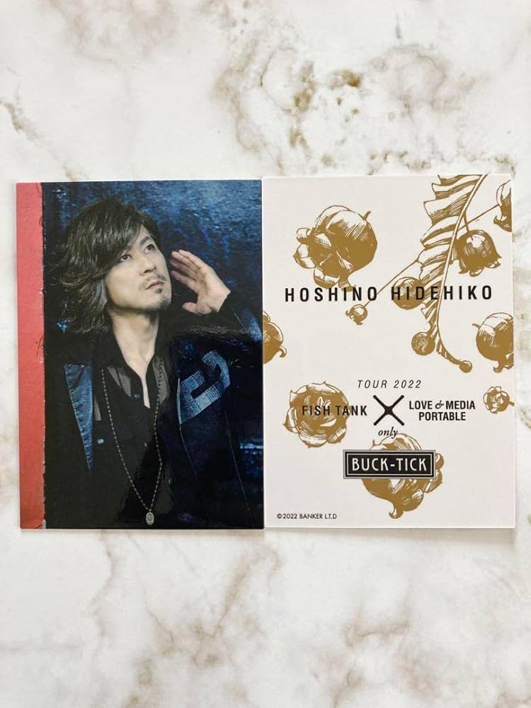 BUCK-TICK星野英彦サイントレカ サイン 10枚組 ポストカード 星野英彦 櫻井敦司 BUCK-TICK FISH