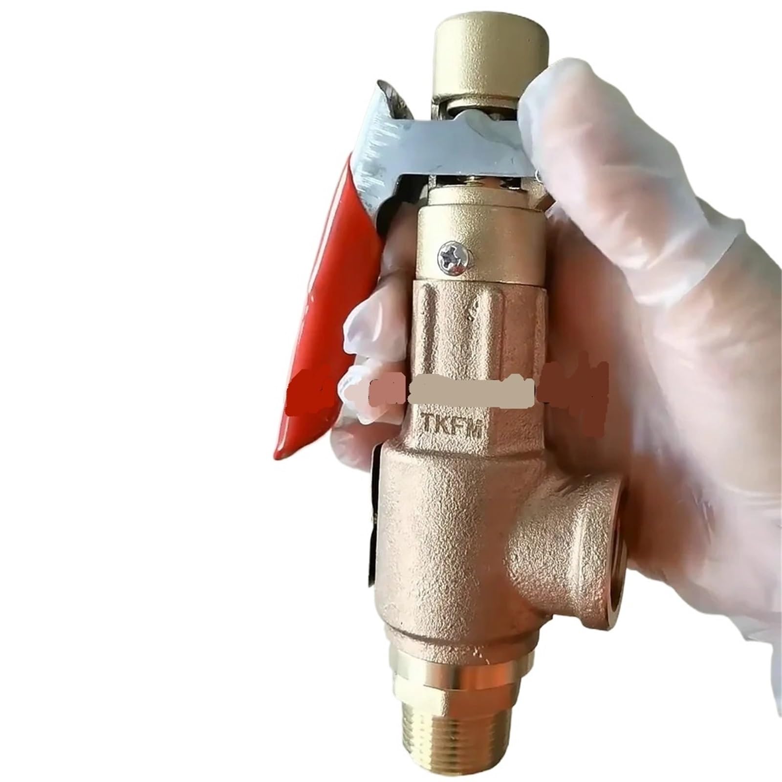 Kjbdqqh Medium -1 2 In Adjustable Pressure Relief Valve Spring Full Lift S10l Brass Ss Boiler Gas Tank Steam Adjustable Pressure Relief Safety Valve For Home