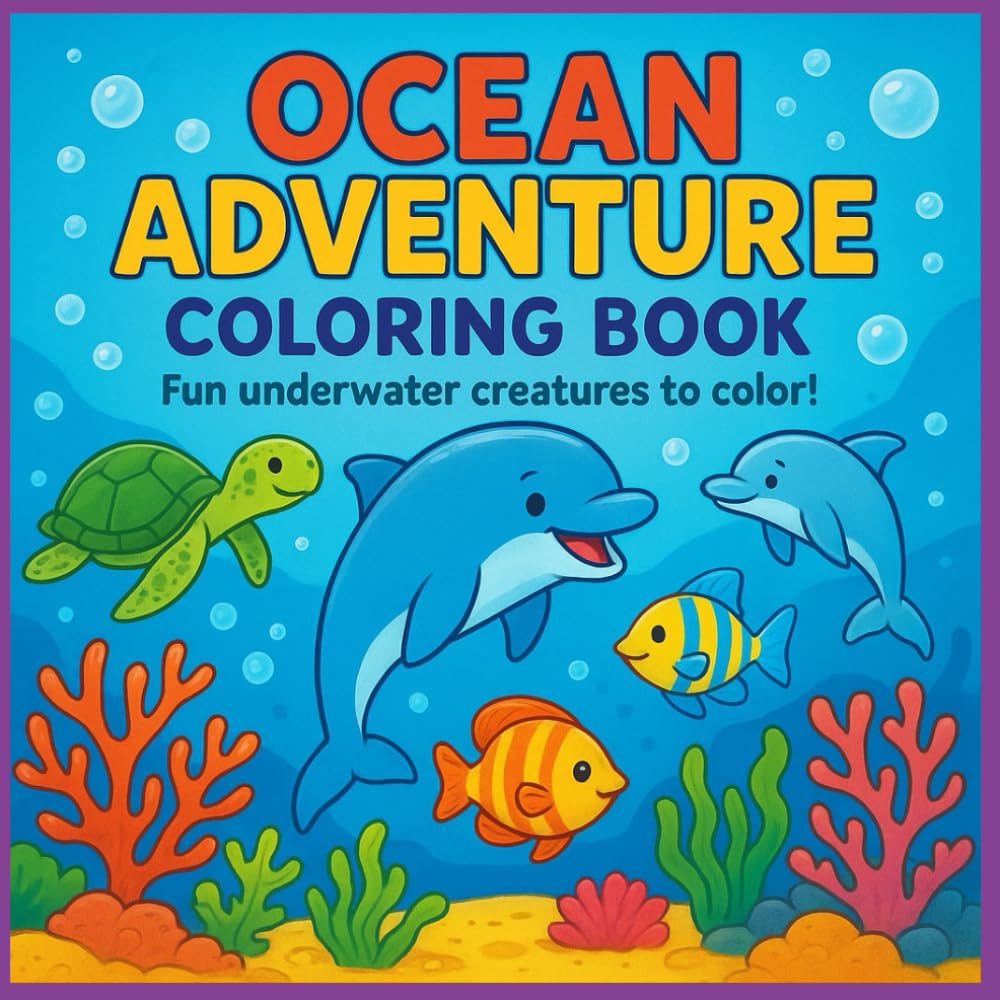 Ocean Adventure: Coloring book (Color & Wonder Studio)