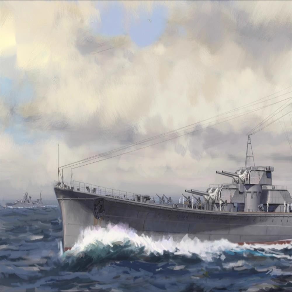 ベリーファイア 1/350 日本海軍重巡洋艦 愛宕 昭和19年 豪華版