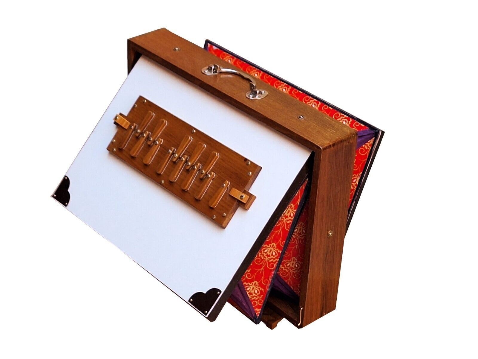 SHRUTI BOX~BIG SIZE (16" X 12" X 3")~13 NOTES)~440Hz~MANTRA~CHANT~YOGA~WITH BAG-1