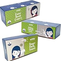 Vista 8 de Wittle Protector de pellizco para dedos, tope de puerta a prueba de bebés con espuma suave y duradera, evita que las puertas se golpeen, evita
