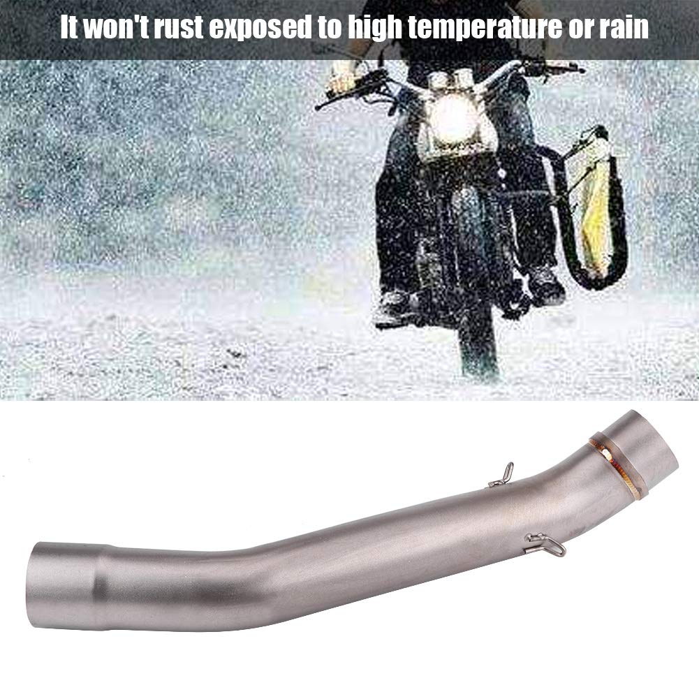 Motorrad Auspuffrohr, rostfreier Edelstahl, Motorrad Auspuff 51mm Rohrdurchmesser for SUZUKI Z750 2007-2012 und Z650 Fahrer, ideal für Straßenfahrten, Touren und Sportfahrten