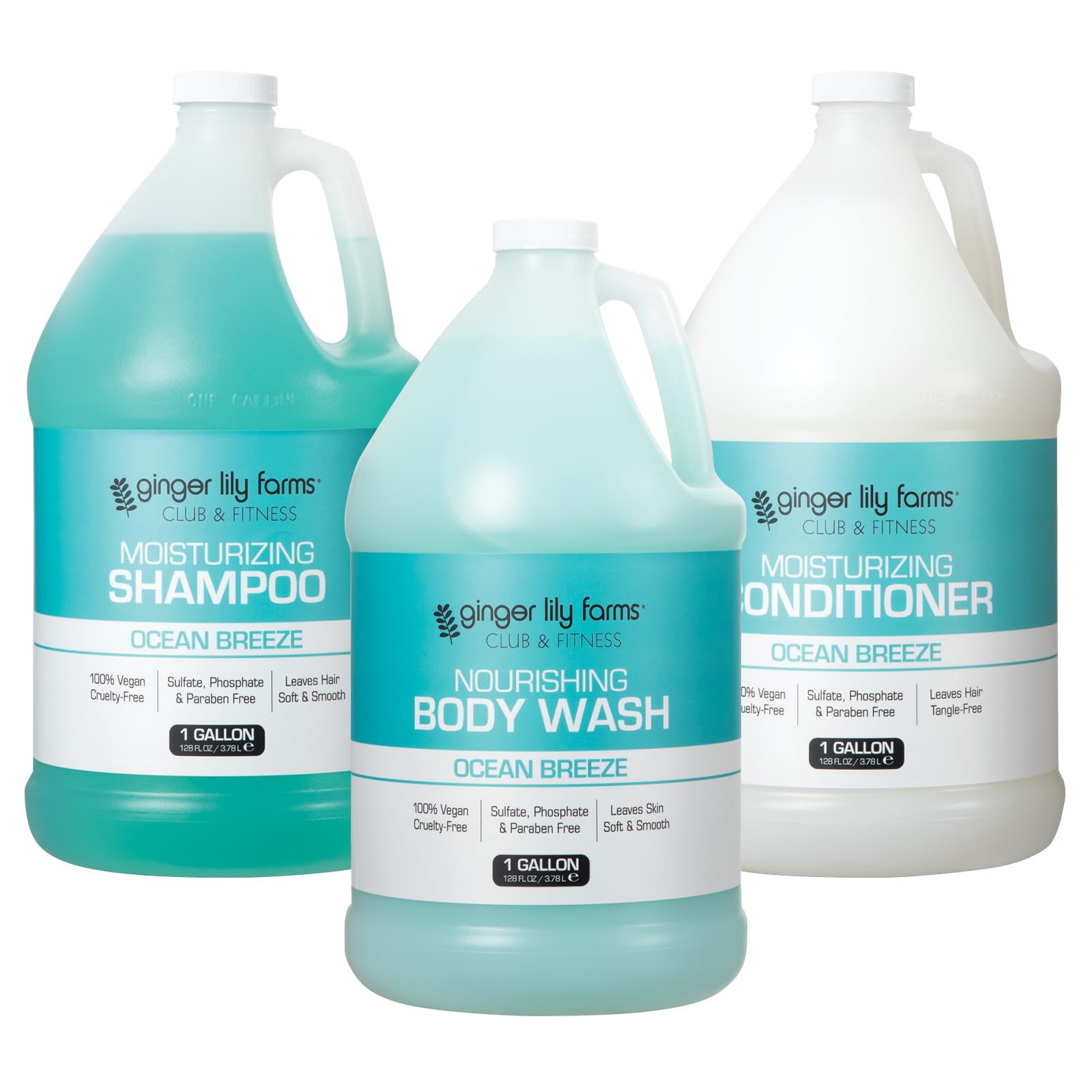 Amazon.com : Ginger Lily Farms Club & Fitness Body Wash + Shampoo