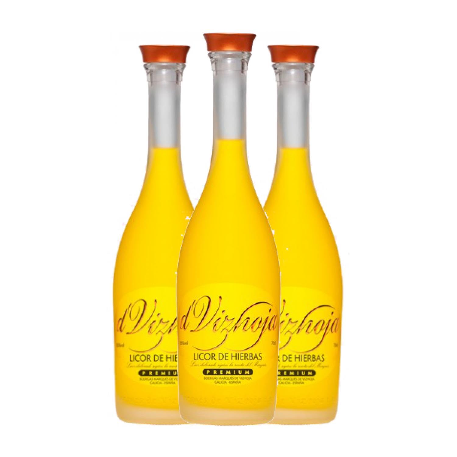 Licor de hierbas Marqués de Vizhoja 70 cl (Caja de 3 Botellas de 70 cl)