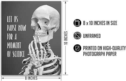 Miniatura 3 de Govivo Decoración de pared de juego de palabras de ciencia - Decoraciones de ciencia para aula para escuela secundaria - Arte de pared humorístico