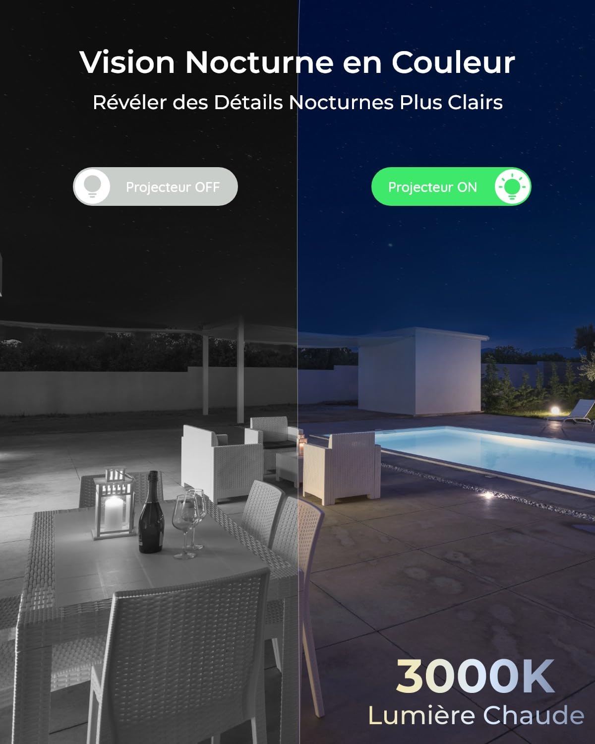 Reolink 4K Caméra Surveillance Extérieure, Wi-FI 6 2,4/5GHz, RLC-840WA