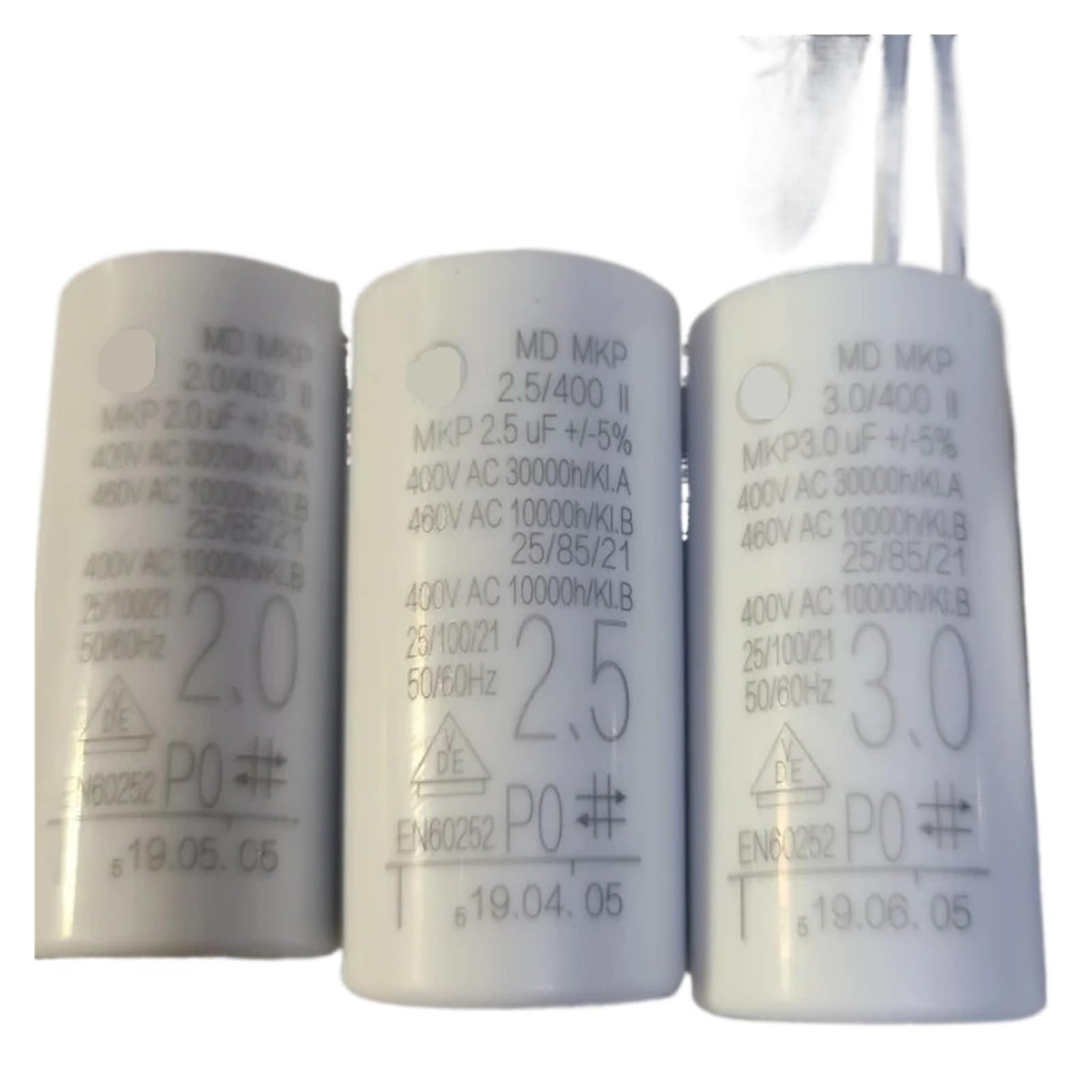 1 szt. 1uf 2uf 2.5uf 3uf 3.5uf 6UF 7UF 400V 460V kondensator rozruchowy (3.5uf)