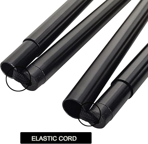 Vista 4 de Aventik Señal de advertencia de seguridad de profundidad de agua plegable del personal de vadeo cubrió resistencia a la corrosión del cuerpo