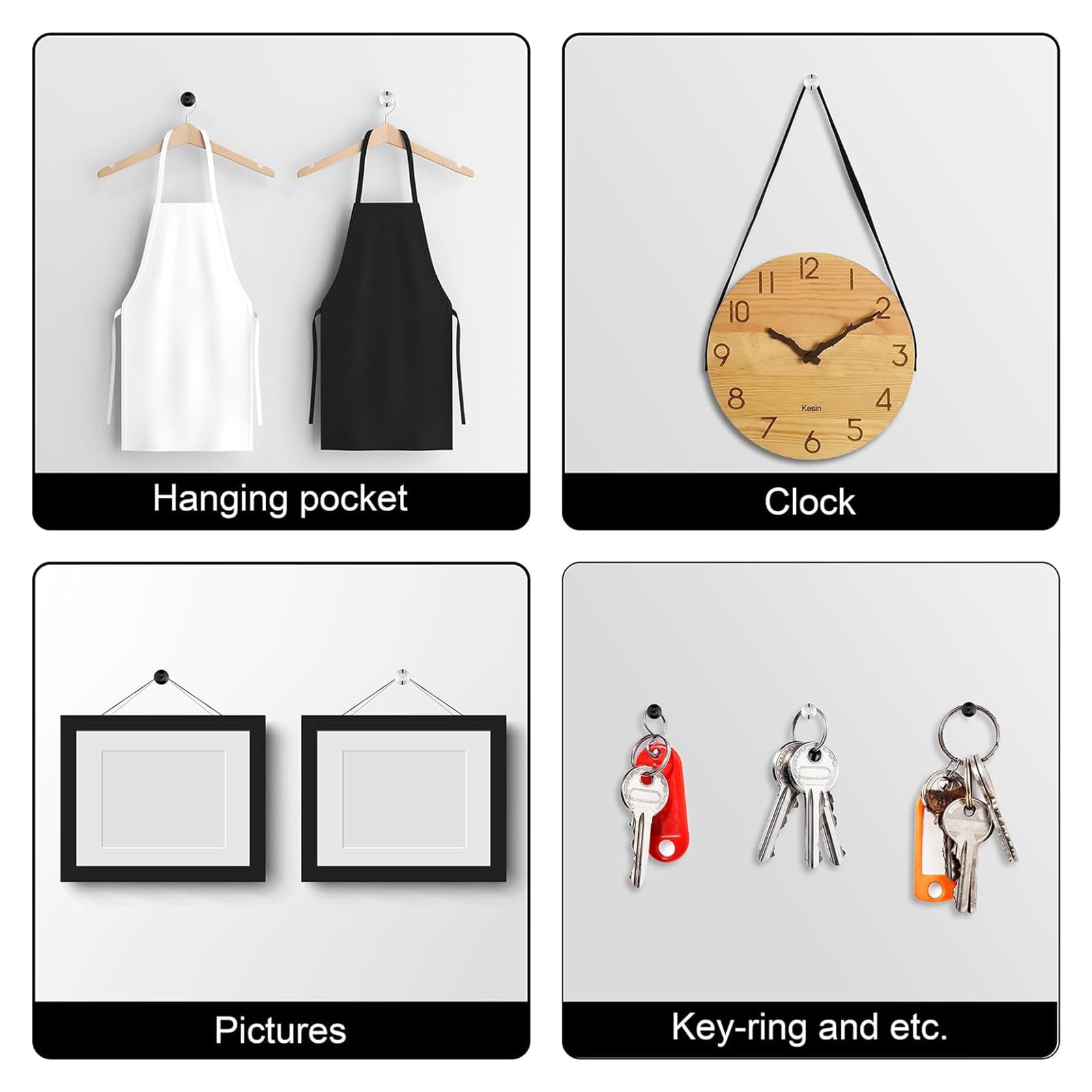 30 Stück Doppelkopf-Bilderaufhänger Nägel – Kleine Dekorative Pins Zum Aufhängen Von Fotos & Deko