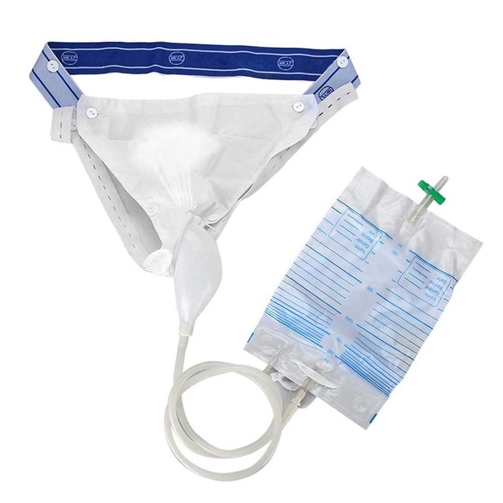 Buy Reusable Male Female Urine Bag, Urinal Urine Collector Silicone