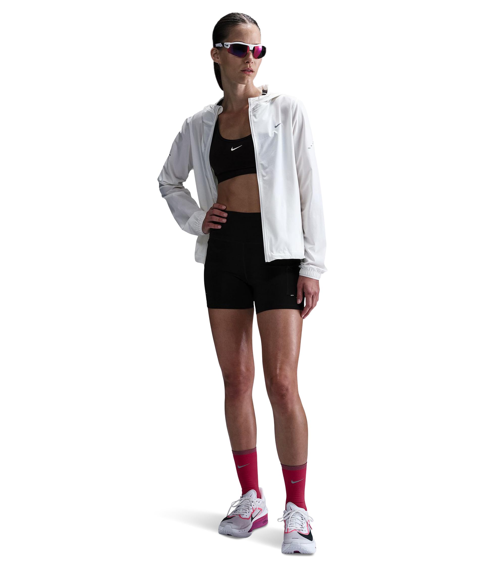 Nike W NK DF Swift HR 4in Short - Shorts - Shorts - Femme