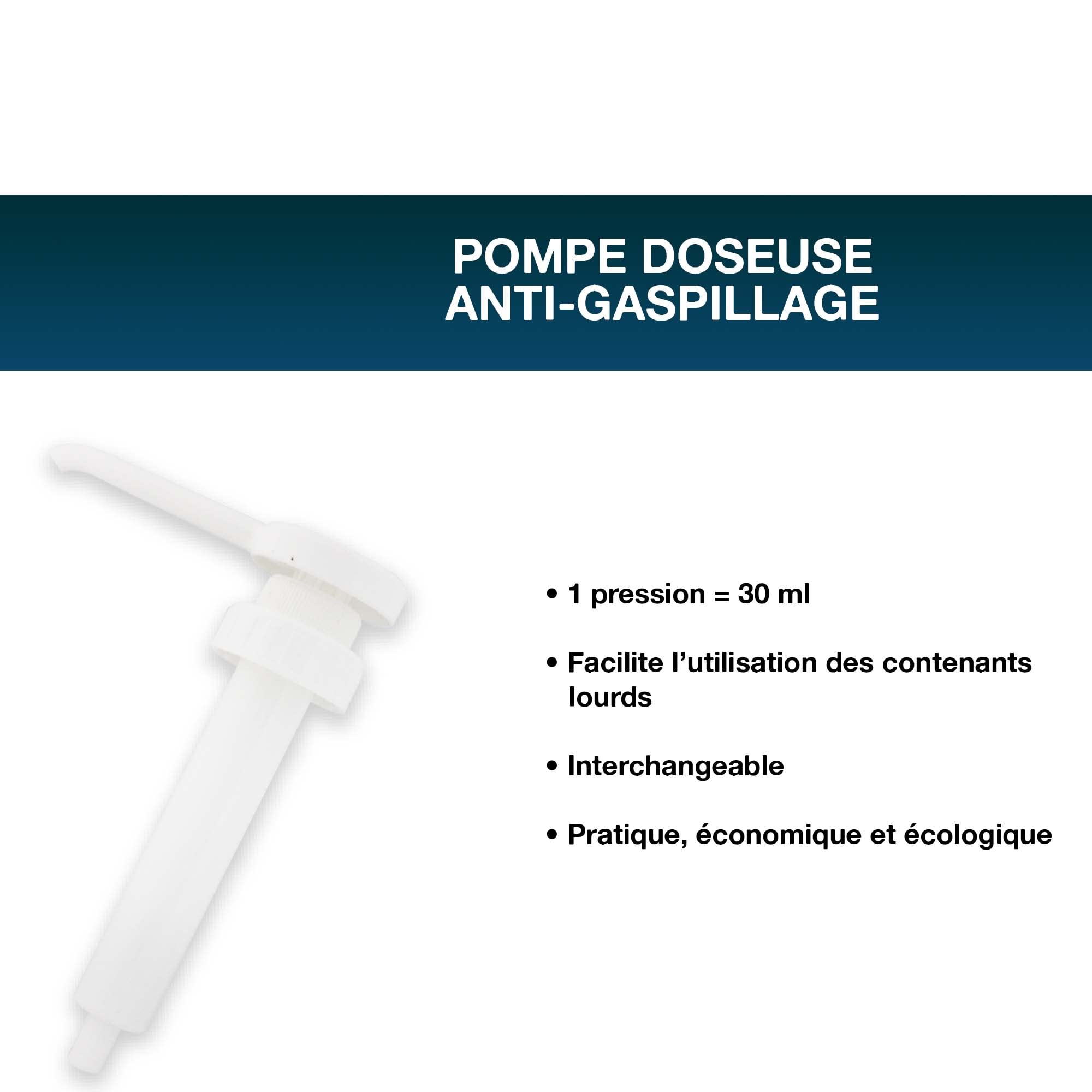 Pompa dosatrice antispreco Bianco
