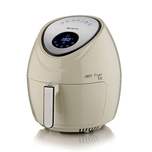 Ariete 4618 Airy Fryer XXL - Friggitrice ad Aria - Frigge 2,5 kg di Patatine Fritte - 7 Litri - Cottura Senza Olio e Grassi - 1800 Watt - Beige