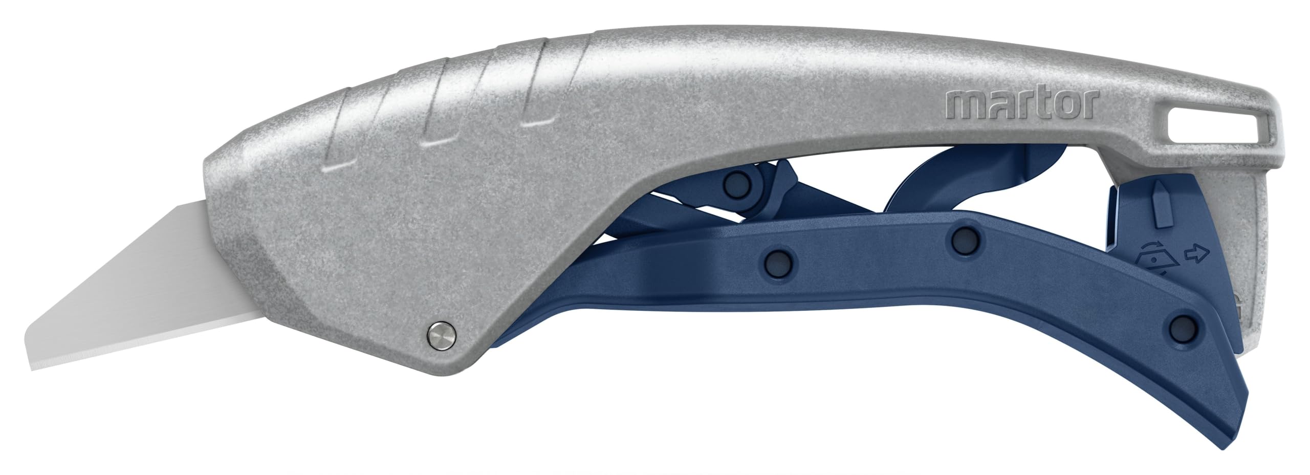 MARTOR SECUNORM 610 XDR Safety Knife - Bag opener with special large blade - Dirt-resistant - Easy to clean - Ergonomic - Detectable metal