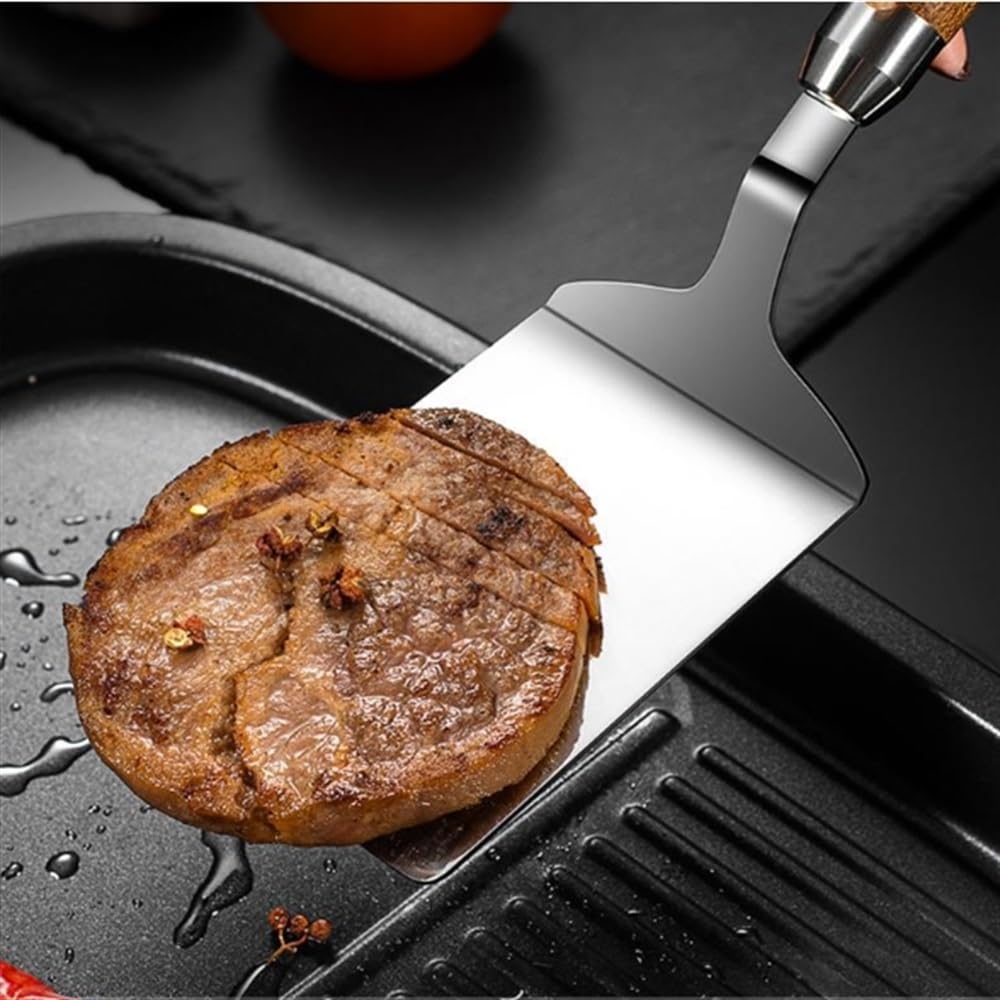 業務用鉄板焼 Amazon｜バーベキュー 鉄板焼き パンケーキ ヘラ ステーキ 鉄板焼き