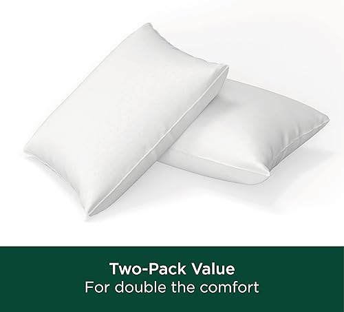 Miniatura 4 de AllerEase - Almohada fresca de algodón, tamaño King, 2 unidades