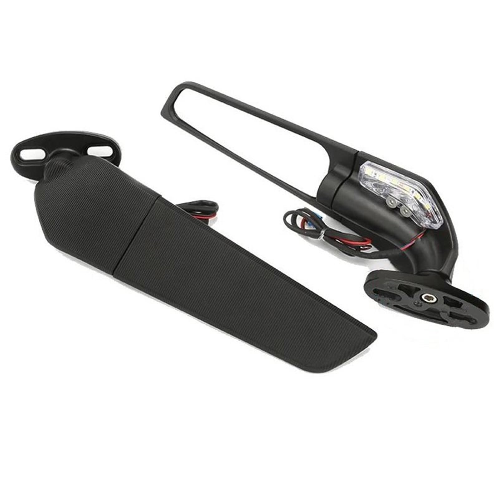 Espejo retrovisor regulable de gran superficie para moto Suzuki GSXR y Hayabusa