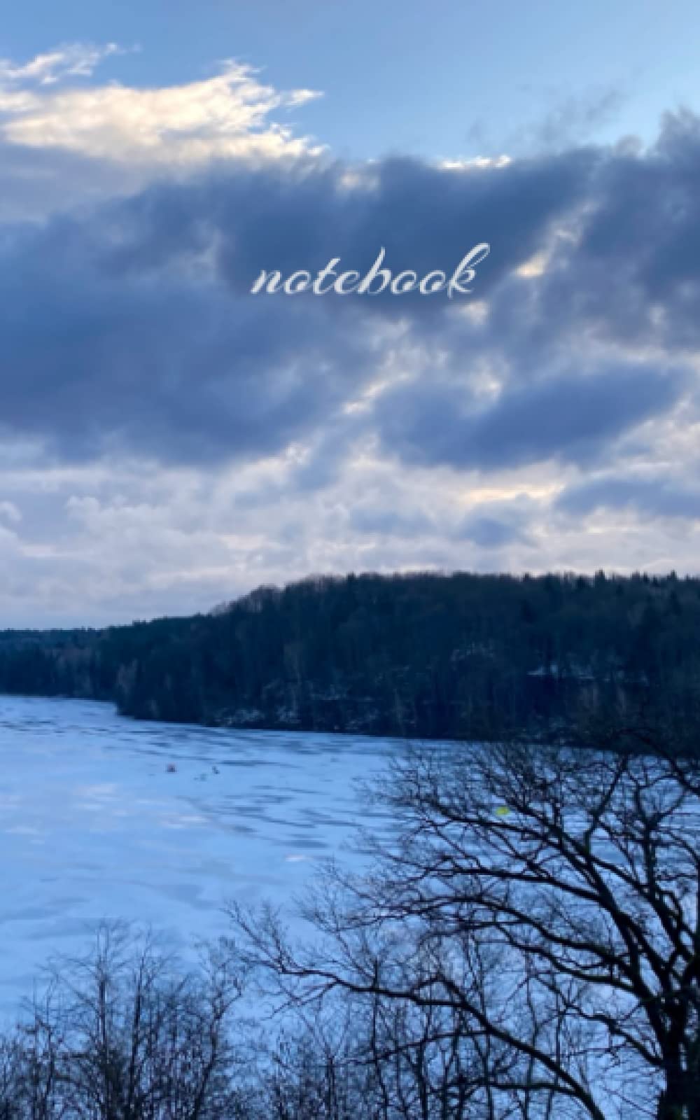 Eunoia Cloud Notebook: Beautiful Blue Sky Lake European Landscapes Notebook Journal -80 Pages- Small (5x8) (Eunoia Cloud Notebook Collection SMALL (5x8))