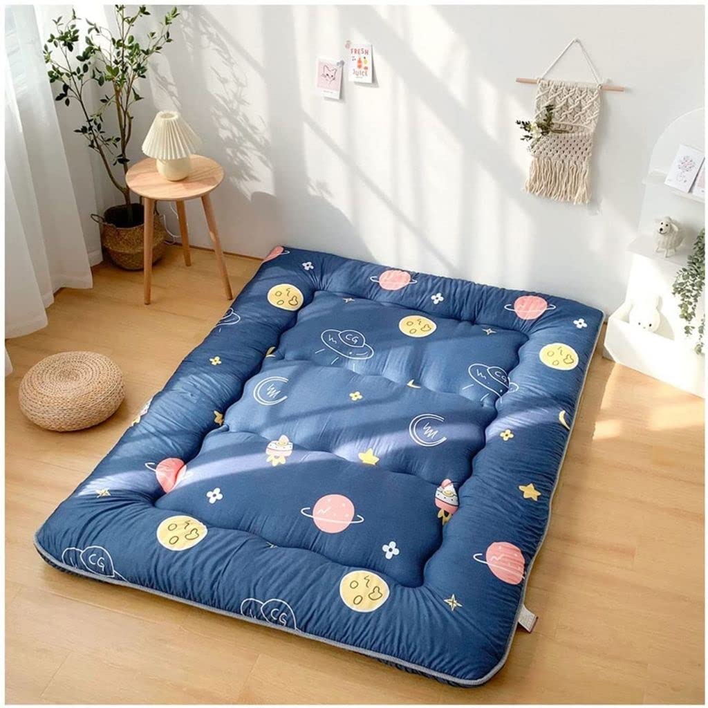 Japanse vloermatras, futon, tatami, slaapbed, oprolbare mat