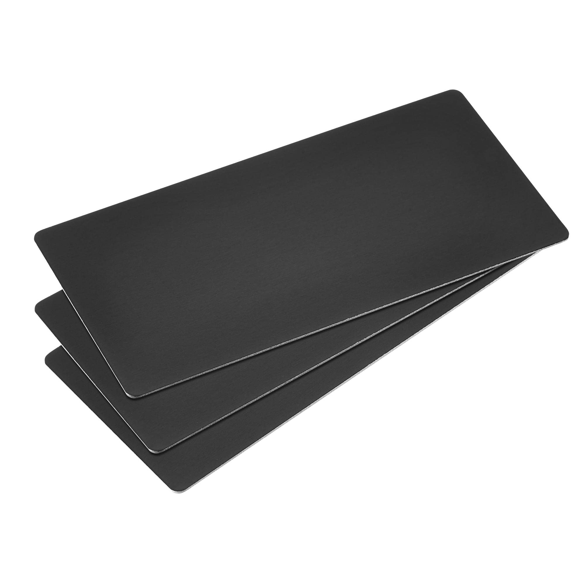 Amazon | uxcell ブランクメタルカード アルマイトプレート メタル