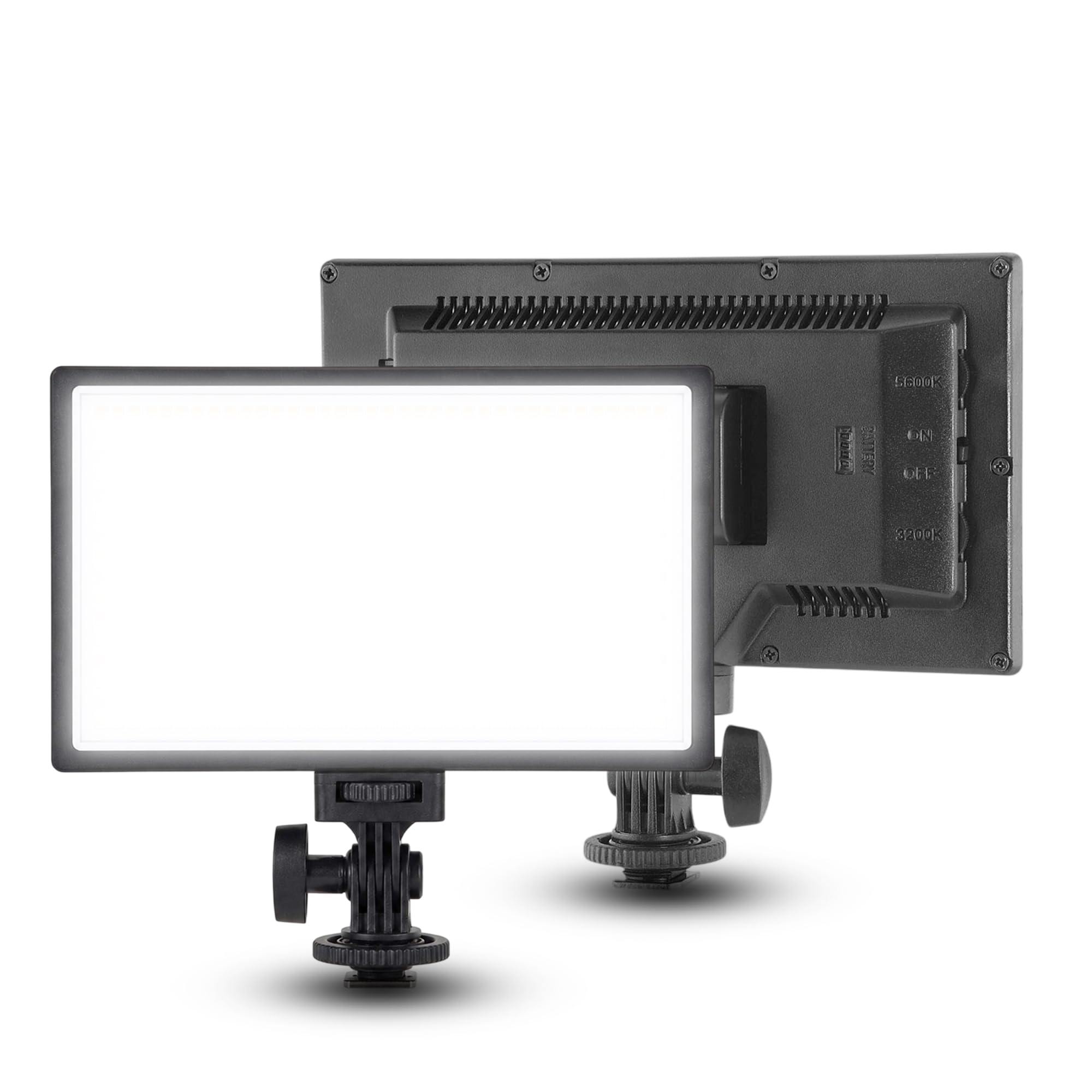 Simpex LED 630 Ultra Slim Professional Bi-Color LED Video Light (3200K–5600K) with 770 Battery, Charger & Hot Shoe | Dimmable Soft Lighting Panel for Photography, Videography, YouTube & Studio discount deal
