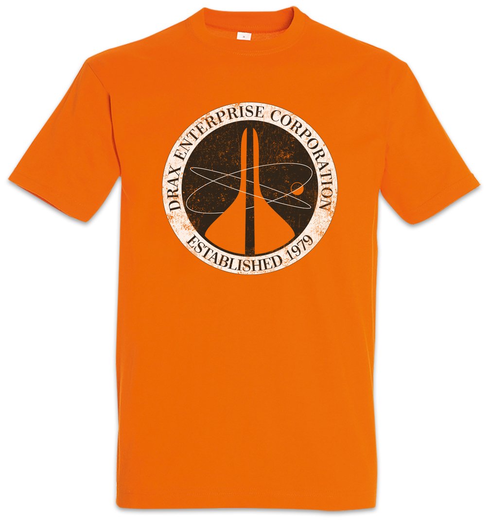 Urban Backwoods Drax Enterprise Corporation II Men T-Shirt Orange Size L
