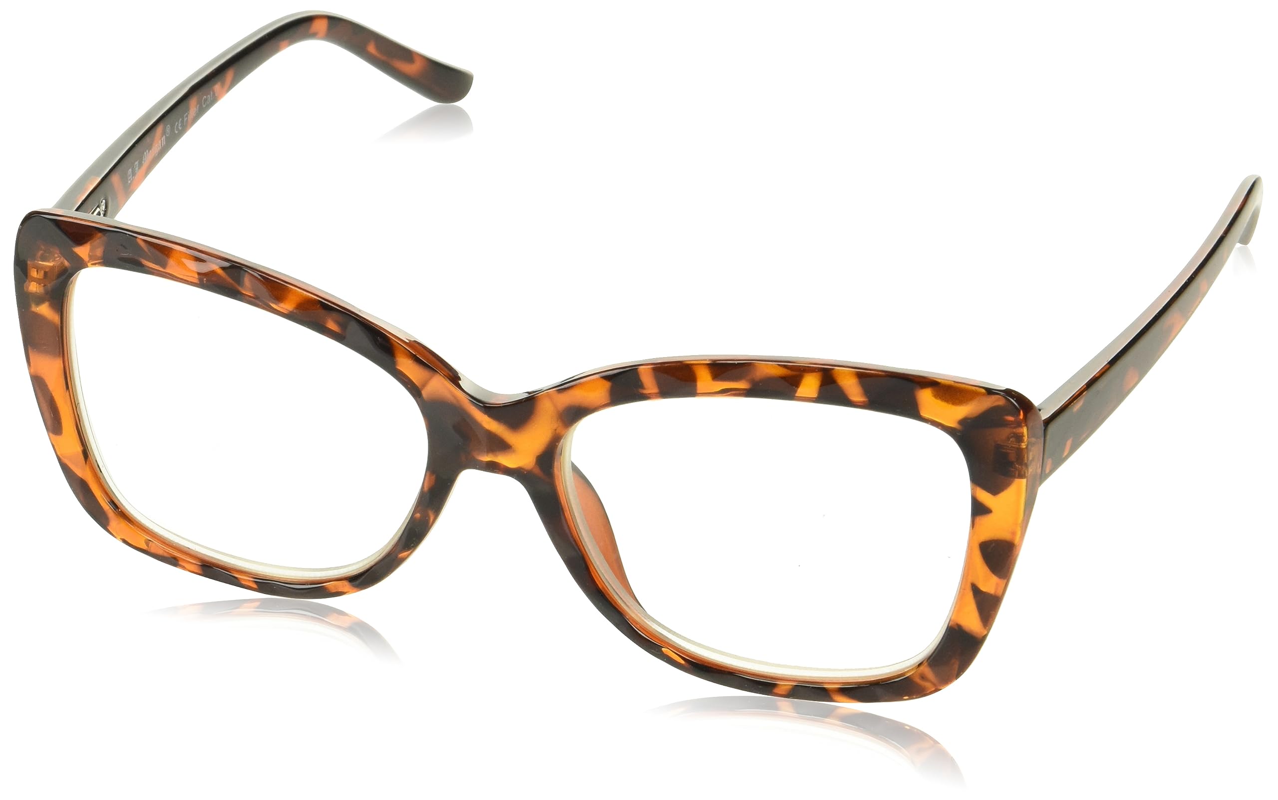 Photo 1 of A.J. Morgan Responsible-Blue Light Blocking Computer Readers Cat-Eye Reading Glasses Tortoise 55mm Millimeters 1.25 Diopters