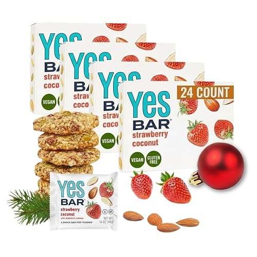 Vista 36 de The YES Bar Manzana y canela crujiente, proteína a base de plantas, snack bar decadente, vegano, paleo, sin gluten, sin lácteos, bajo en azúcar