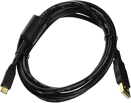 Amazon Co Jp Usbケーブルfor Canonn Eos M6 Dslrカメラ Usbコンピュータコードcanonn Eos M6デジタルslrカメラ ゴールドメッキw フェライト 6フィート または1 8 Meter Long パソコン 周辺機器